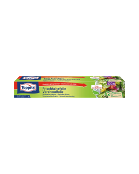 Toppits Frischhaltefolie, mit Easy­Cut­System, 32,5 cm breit, 100m